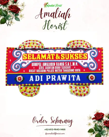 Papan Bunga Ucapan Selamat 10 Ilir