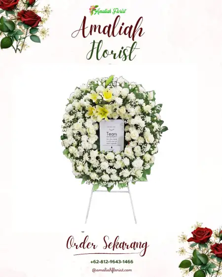 Krans Bunga Duka 10 Ilir